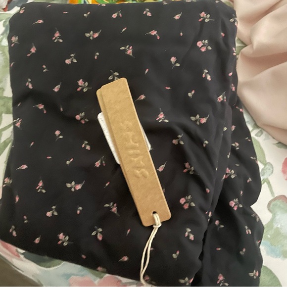 NWT skims fits everybody lace long slip dress onyx rosebud. Size XL - Picture 2 of 7